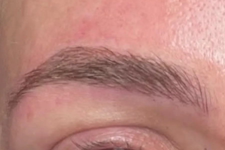 Combination brows – after